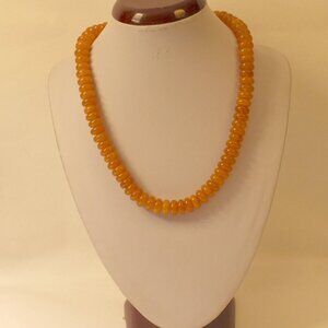 Baltic Amber Old Beeswax Necklace 19 inch